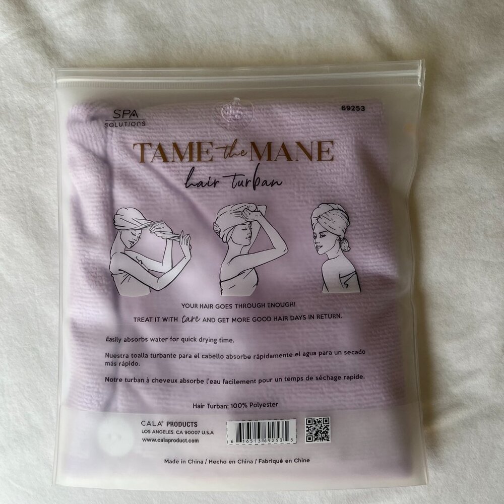 Microfiber Hair Turban/Towel NWT - Picture 3 of 3